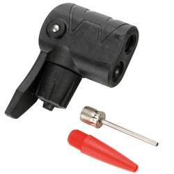 Głowica do pompowania kół końcówka na wąż 9mm