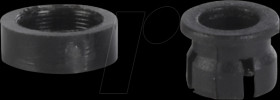 DH-3V LED holder for 3 mm LEDs, black