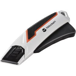TOOLCRAFT TO-10284075 Super-safe cutter 166mm blue ergonomic design