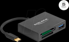 91711 Card reader, external, XQD/SD memory cards