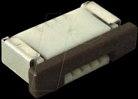 EA WF100-04S Zero-force plug, 4-pin, RM1.0 mm, side entry, bottom contact