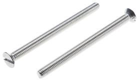 Śruba maszynowa M6 łeb z łbem stożkowym Stal nierdzewna długość 80.0mm skok 1.0mm