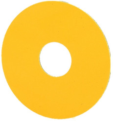 Label, round ø 90 mm, blanc, for emergency stop pushbutton, 216464