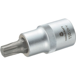 Toolcraft 1/2&quot; Drive Socket With T-Profile Bit T50