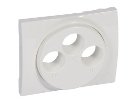 SISTENA LIFE Plakietka Arctic do gniazd tv-rd-sat 771073 LEGRAND