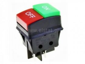 Przełącznik guzikowy; zespolony; 250VAC; 16A; IP55