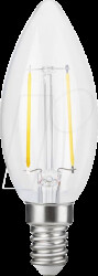 LT149125002 E14 LED lamp, 2.5 W, 250 lm, 2500 K, filament, dimmable