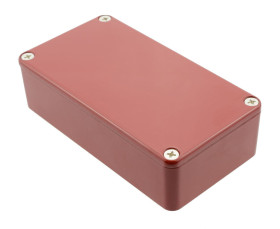 Hammond Red Diecast Enclosure Stompbox 112 x 60 x 31mm 1590BRD