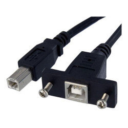 StarTech.com USBPNLBFBM1 1 ft Panel Mount USB Cable B To B - F/M