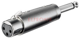 PRZEJŚCIE WJ6.3MONO/XLR GNIAZDO 3PIN