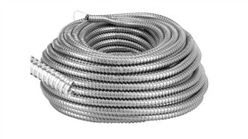 Rura Karbowana Giętka Metalowa Ochronna Peszel Z Pilotem Fi 14/17 320N 50M...