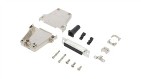 Dtzfrg-25Fssl D-Sub Pin: 25 Żeńskie Proste Lutowanie Na Przewód Gold Flash