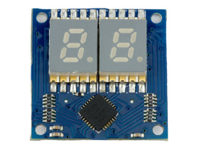 7 Segment Display TinyShield - Red [discontinued]