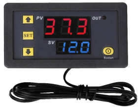 Termostat elektroniczny panelowy 24V DC TP2-24V