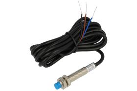 Czujnik; indukcyjny; LM8-3002NA; NPN; NO; 2mm; 6÷36V; DC; 150mA; cylindryczny metalowy; fi 8mm; 50mm; wysunięty; z przewodem; YU