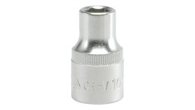 Nasadka Krótka 6-Kątna Chromowana 1/2 10Mm