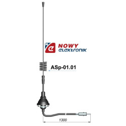 Antena samochodowa ASp-01.01 z kablem.