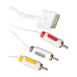 Kabel APPLE 30p - 3xRCA AV IPhone iPad ICIDU