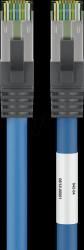45659 Patch cable Cat. 8.1 S/FTP, 1m, blue