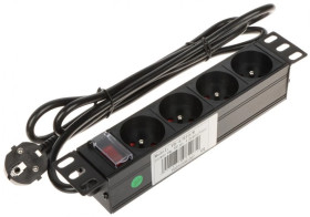 Listwa zasilająca do szaf RACK 10cali PD-4/R10/R 1.8m