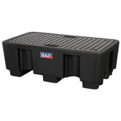 Sealey DRP17 Barrel Bund Polyethylene 1300 x 750 x 440mm 2 Drum