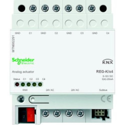 Aktor analogowy REG-K poczwórny, jasnoszary MTN682291