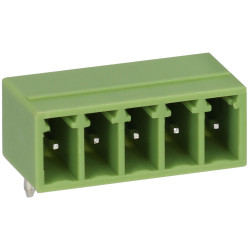 TruConnect 213957 5 Way 8A Plug-in Side Header Closed 3.5mm