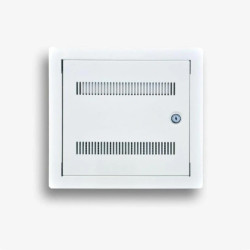 Telekomunikacyjna skrzynka mieszkaniowa p/t EmiterNet typ PW1Z (z zamkiem) wym.: 355 x 330 mm (szer. x wys.) EM/TSM-PW1Z