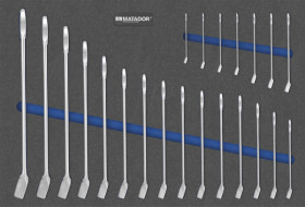 8164 3185 Combination Spanners, 22-piece