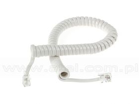 Przewód spiralny SP1-4/02 2,1m (biały)
