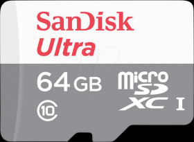 SDSQUNR-064G-GN3MN MicroSDXC memory card 64 GB, SanDisk Ultra
