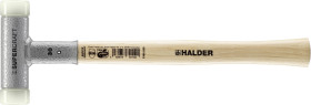 Młotek gumowy (miękki) Halder SUPERCRAFT 3366.030 egronomiczny uchwyt, twardy, bezodrzutowy 460 g 330 mm 1 szt.