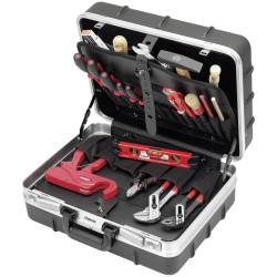 Cimco 170528 Lehrlingskoffer Tool Box Sturdy Plastic with Tool Slots