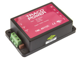 Zasilacz impulsowy nap. wyjściowe: 12V dc 40W 3.333A 1 wyjście nap. wejściowe: 100 → 375 V dc, 90 → 264 V