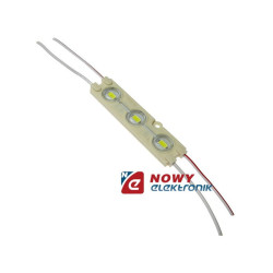 Moduł LED 3x5730 Biały 12V 1,44W VDC IP67 6500K 120lm