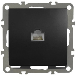 QUADRA Gniado komputerowe RJ45 LAN czarne matowe