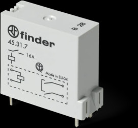 Relay, 1 Form A (N/O), 12 V (DC), 400 Ω, 16 A, 400 V (AC), monostable, 45.31.7.012.0310