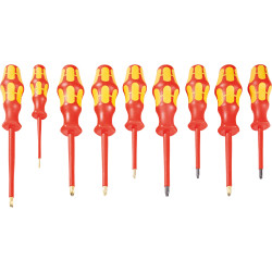 Wera 05133355001 Kraftform Plus Series 100 VDE Screwdriver T/PH/PZ/Slot/&#x2B;