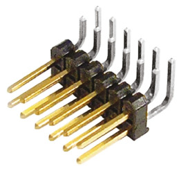 Złącze szpilkowe 12-pinowe TSW raster: 2.54 mm Kąt prosty 2-rzędowe Samtec Otwór przelotowy 465 V Bez osłony