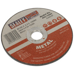Sealey PTC/100C Cutting Disc &#xD8;100 x 3mm 16mm Bore