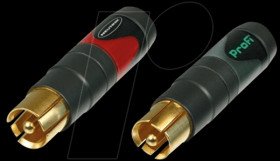 NF 2 CB 2 Neutrik RCA plug, 2x plug with colour ring