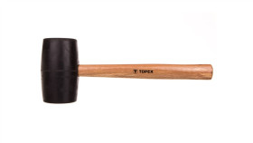 Młotek Gumowy 680G Śr. 63Mm Trzonek Drewniany 02A345