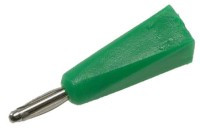 BAN20-WLG Wtyk bananowy lutowany na kabel - standard 2.0mm zielony
