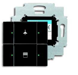 Busch-Jaeger 6126/01-885 2CKA006116A0182 Moduł wejściowy czarny głęboki (ral 9005), czarny 1 szt.