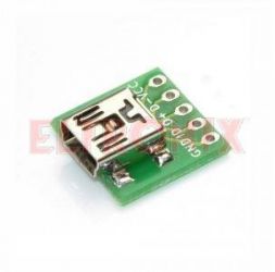 GNIAZDO MINI USB DO PŁYTKI PROTOTYPOWEJ