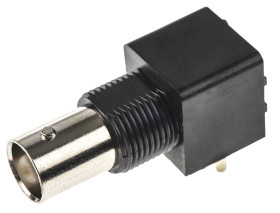 Złącze koncentryczne Montaż na płytce drukowanej Żeński 50Ω typ złącza Złącze BNC 0 to 4GHz Przepust