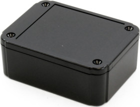 ABS enclosure, (L x W x H) 80 x 60 x 30 mm, black (RAL 9005), IP54, RL6105BK