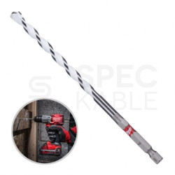 Wiertło uniwersalne 7x150mm z uchwytem 1/4" HEX i końcówką TCT MILWAUKEE