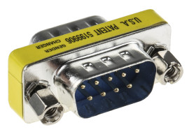 Adapter D-sub z typu D-Sub z 9 stykami na rodzaj Męski z rodzaju Męski na typ D-Sub z 9 stykami