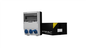 Rozdzielnica Budowlana Td 3X230v Gniazda Mennekes Doktorvolt 9917